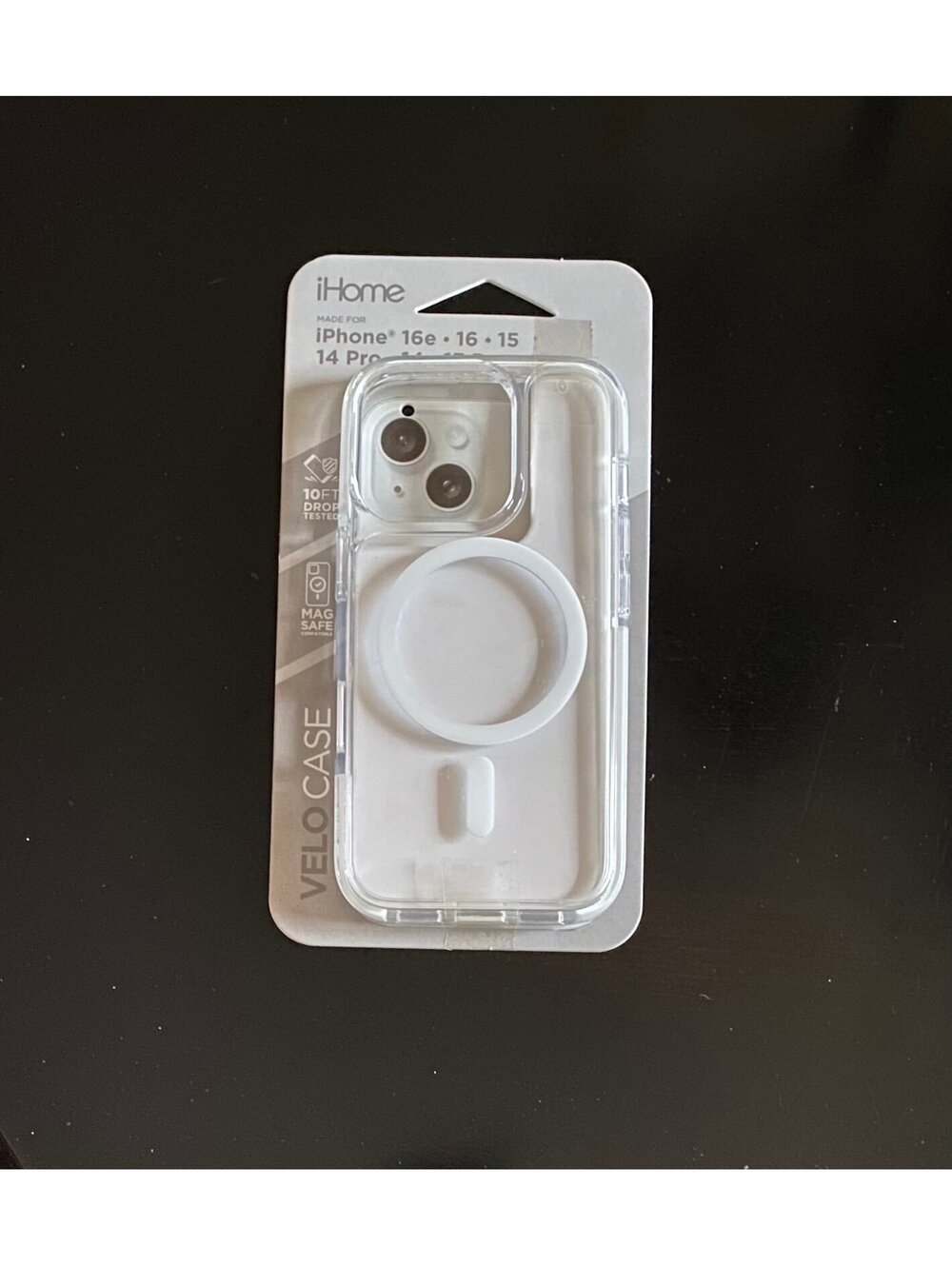 Onn Case for iPhone 16e/16/15/14Pro/14/13Pro/13 White/Clear